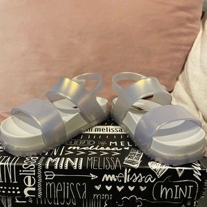 Mini Melissa Toddler Sandals Size 7